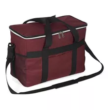 Bolsa Térmica Grande Mantém Alimento, Lanche Quente E Gelado Cor Vermelho N/a