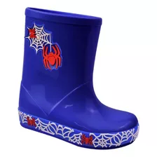 Bota Galocha Menino Infantil Luelua Homem Aranha 41601 Azul