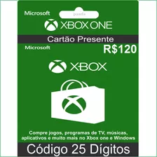 Microsoft Gift Card 120 Reais Codigo 25 Digitos Em 12x