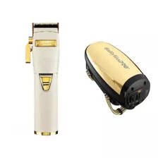 Babyliss Pro Branca Fx Maquina De Corte + Massageador Gold