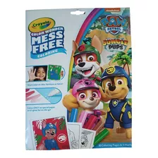 Set Para Colorear Paw Patrol 18 Pg Con 5 Rotuladores Magicos