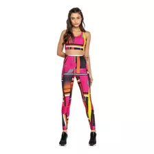 Calça Legging Malha Athletics Enfim Active - Rosa