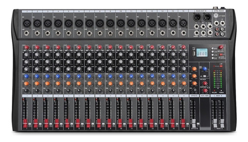Winmix Ct160s Mezcladora De Audio 16 Canales Dsp Usb Interfaz Bluetooth Dj Mixer Phantom 48v