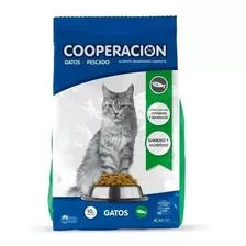 Alimento Cooperación Para Gato Adulto Sabor Pescado En Bolsa De 10 kg