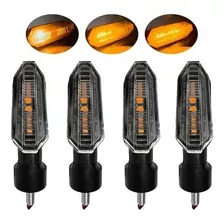 Kit 4 Pisca Led Seta Honda Cb 250 Twister Sequencial Rosca