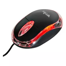 Mouse Optico Usb Con Cable 800 Dpi Luz Led Dimm