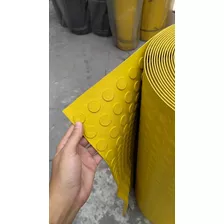 Manta De Borracha Moeda Para Uso Geral 3mm 4.00x80cm Amarelo