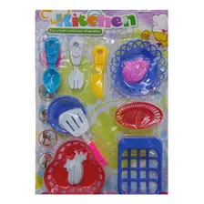 Kit Panelinhas Acessórios Cozinha Brinquedo Infantil Cor Colorido