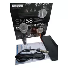 Microfono Shure Sm58, Microfono + Cable + Estuche 
