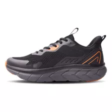 Zapatillas Jaguar 9339 Color Negro/naranja - Adulto 41 Ar