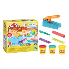 Massinha Play-doh - Starters Kit Inicial Fábrica Divertida Cor Vermelho, Azul E Amarelo