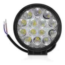 Kit 4x Farol Milha 14 Led 42w 12/24v Ip-67 Rd Jeep Caminhão