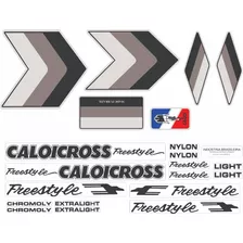 Adesivos Caloicross Freestyle Cinza