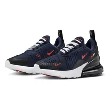 Tenis Para Niños Grandes Nike Air Max 270 Azul 