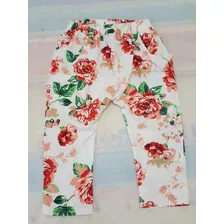 Calça Malha Floral Tam 4