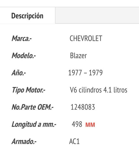 Chicote Acelerador, Gmc. Chevrolet Bel Air 5.7l V8 Gmca-1549 Foto 6