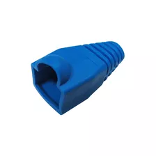 Capa Boot Para Plug Modular Rj45 Seclan Azul - 100 Peças