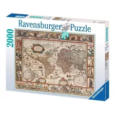 Rompecabezas Ravensburger Mapamundo 1650 16633 De 2000 Piezas