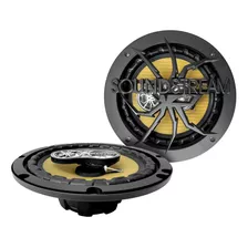 Bocinas Auto 6.5 PuLG Carbono Pro Kevlar 4 Vías Soundstream Color Dorado