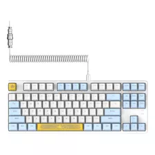 Teclado Juegos Magic-refiner Ak873, Interruptor Azul Led 75%