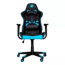 Cadeira Gamer Dazz Prime X Cor Preta E Azul Reclinável