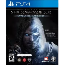 Shadow Of Mordor Game Of The Year Edition Goty Ps4 Nuevo