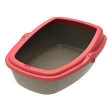 Sanitário Higiênico Médio Com Borda Wc King Colors Gatos Cor Gold/vermelho