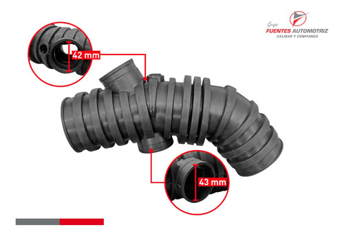 Manguera De Caja Filtro Aire Chevrolet Optra 2.0 2006 2007 Foto 4