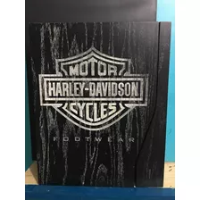 Harley- Davidson Caja Para Vinos Y Calzado