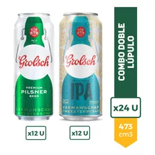 Cerveza Grolsch Lata 473ml X12 + Grolsch Ipa 473ml X12