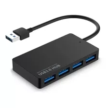 Hub Externo 4 Puertos Adaptador Usb 3.0 Alta Velocidad 5gbps