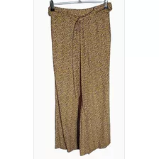 Pantalón Palazzo Lemon Con Bolsillos Talle S Nuevo