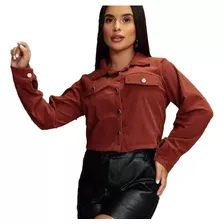 Jaqueta Feminina Cotele Inverno Blusa De Frio Veludo Barata