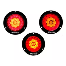 Plafon 24 Led Ambar+rojo 4funciones Camion Jeep 4x4 Pla6666b