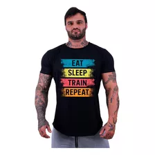 Camiseta Long Line Mxd Conceito Lifestyle Estilo De Vida Gym
