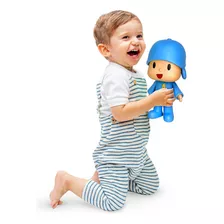 Boneco De Vinil Pocoyo Versão Grande Articulado Cardoso Toys