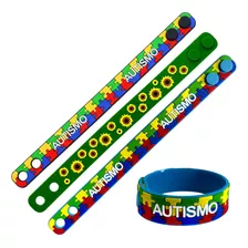 Pulseira Ajustável P/ Autismo/autista - Quebra Cabeça