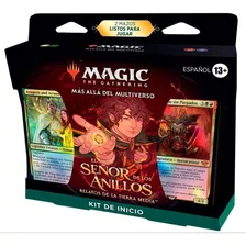 Magic Lord Of The Rings Starter Kit En Español 2 Barajas