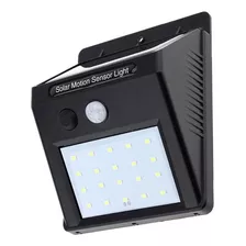 Refletor Balizador Solar 30w Sensor De Presença Externo