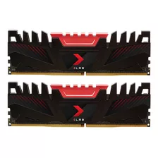 Memoria Ram Anarchy Gamer Color Negro/rojo 16gb 2 Pny Md16gk2d4320016axr