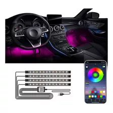 Luz Led Neon Cores Ambiente Interno Automotivo Tuning