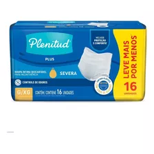 Fralda Calça Geriátrica Plenitud Protect Plus G/xg X 16 Uni