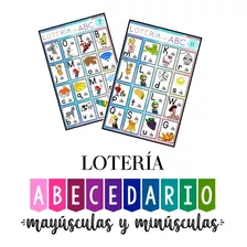 Loteria Abc Abecedario. Kit Imprimible 