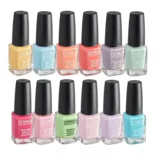 Esmaltes Tradicional Pasteles X 12 - Esmalte Comun Pastel 