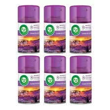 Kit Com 6 Refis Bom Ar Air Wick Freshmatic Lavanda 250ml