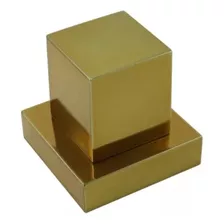 Acabamento P/ Registro Quadrado Padrão Deca Dourado