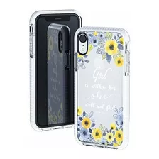 Funda Transparente Para iPhone XR, Niñas, Mujeres, Flores, 