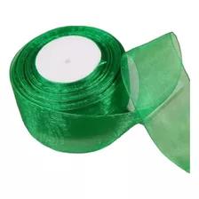 Rollo Liston Liso De Organza 2.5 Cms Ancho (50 M) De Largo 