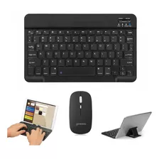 Teclado Y Mouse Bluetooth Para iPad, Galaxy Tab, Pc, Laptop