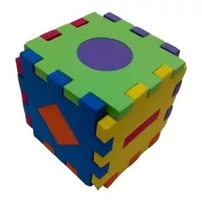 Dado Cubo Didactico Bebes Niños Infanil Encastrable X 12 U.